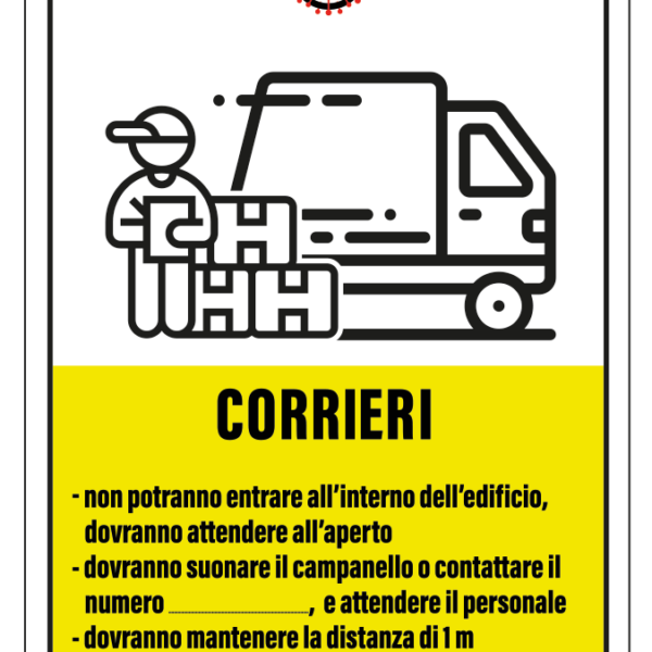 CARTELLO CORRIERI - TRASPORTATORI