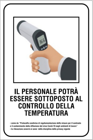 cartello misura temperatura