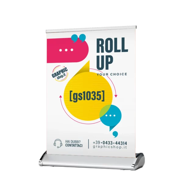 Espositore roll up da tavolo A4 _ A3 [ gs1035 ]