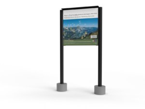 Espositore modello BUT LUMO 1x1m