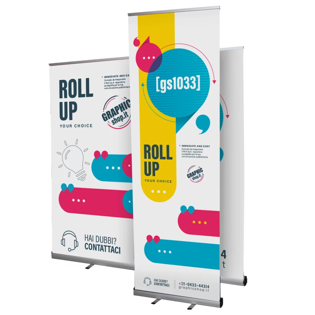 rollup giant da 80 cm fino a 200 cm[gs1033] combo