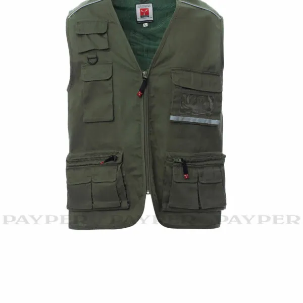 gilet da lavoro verde militare