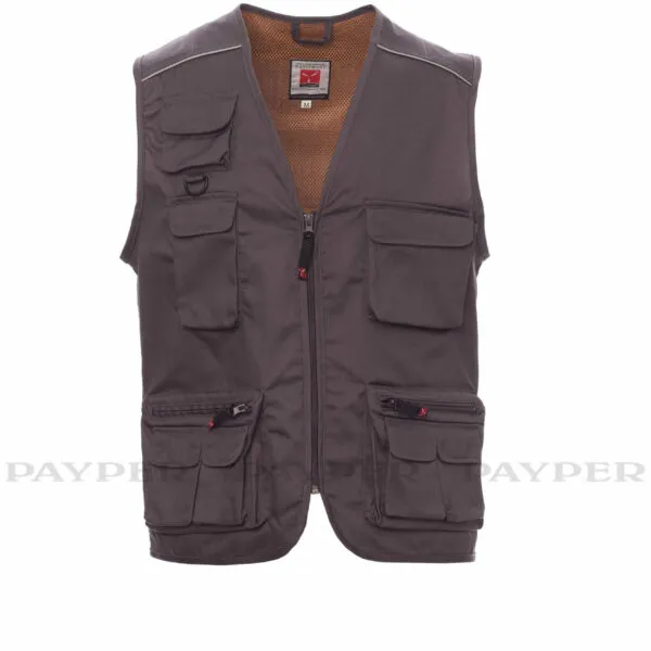gillet mutitasche grigio smoke