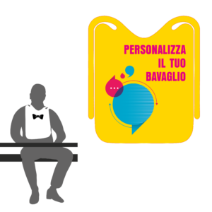 Bavagli ristorante in tnt personalizzato