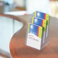 ESPOSITORE DA BANCO PORTADEPLIANT A5