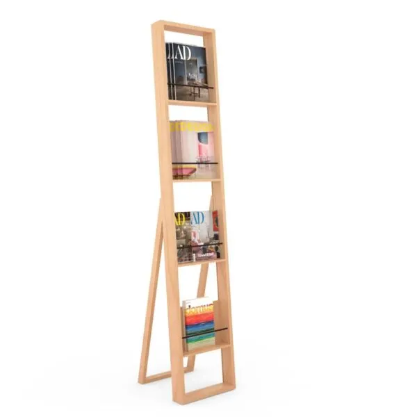 Wood Rack Espositore portacataloghi in legno