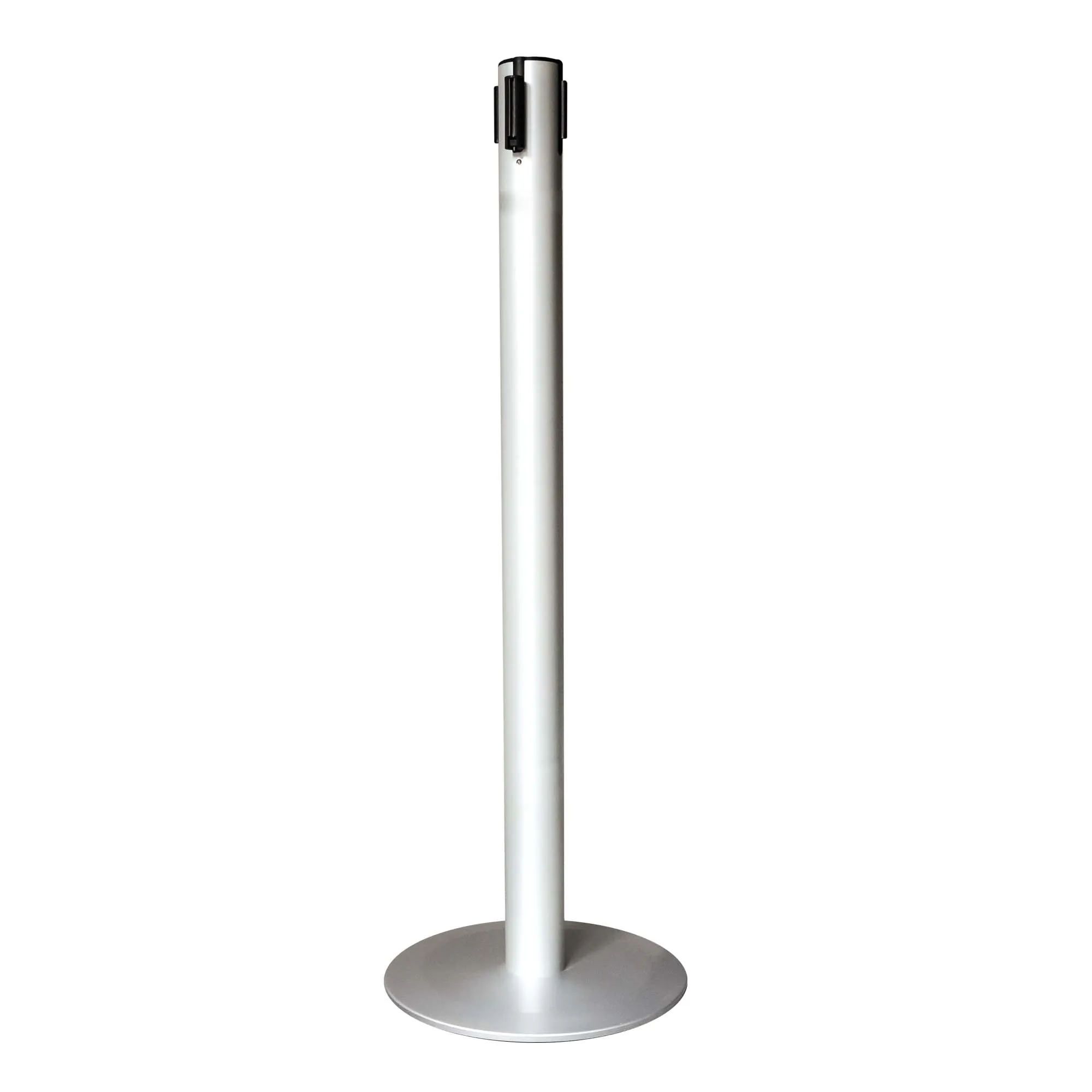 colonnina segnapercorso stopper tendinastro fino a 3 mt in alluminio argento anodizzato