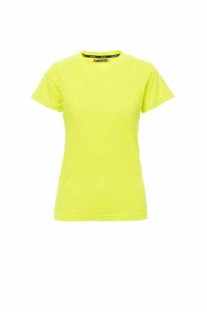 Tshirt tecnica payper runner lady giallo fluo