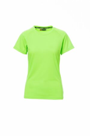 Tshirt tecnica payper runner lady verde fluo