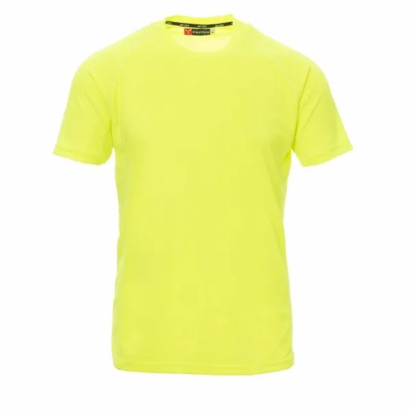 ts shirt sportiva runner gialla