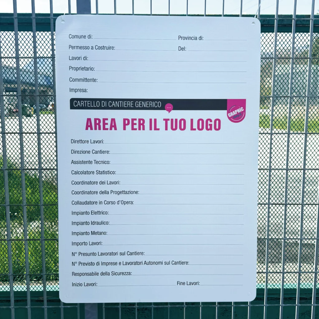 cartello di cantiere
