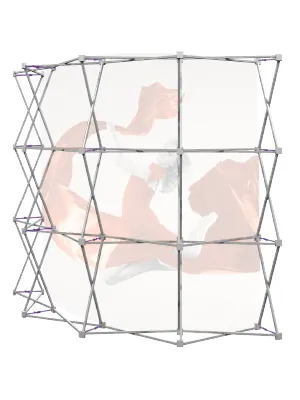 Struttura Pop Up con tessuto ” impact hop up curvo ” 4 x 3