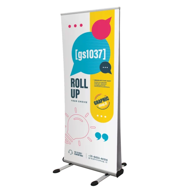 rollup bifacciale da esterno gs1037