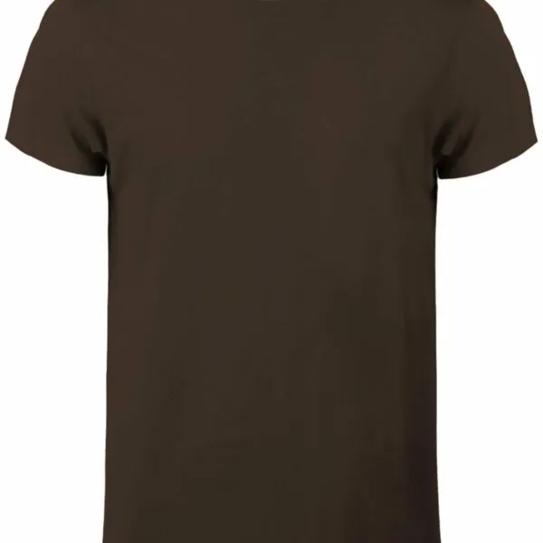 TSHIRT COTONE BS MARRONE CHOCOLATE