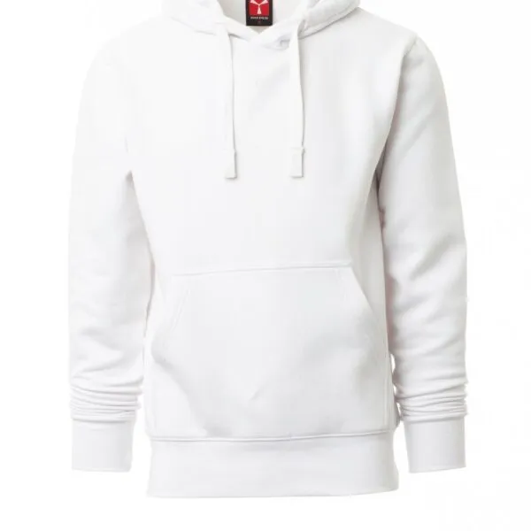 Felpa con cappuccio personalizzata Toronto, colore bianco