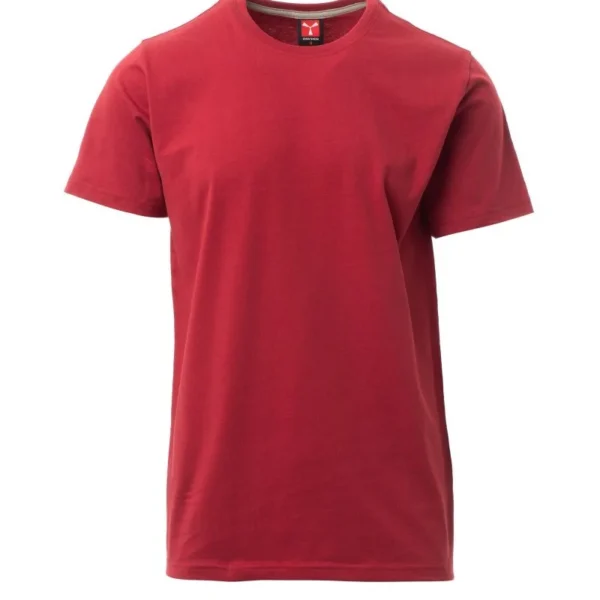 T-shirt Payper Sunrise personalizzata, colore bordeaux