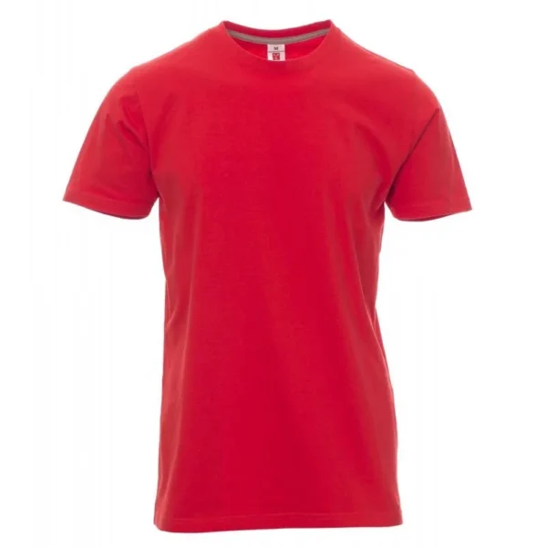T-shirt Payper Sunrise personalizzata, colore rosso