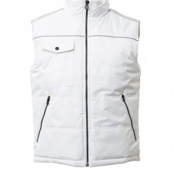 Gilet imbottito personalizzato Airspace 2.0, colore bianco