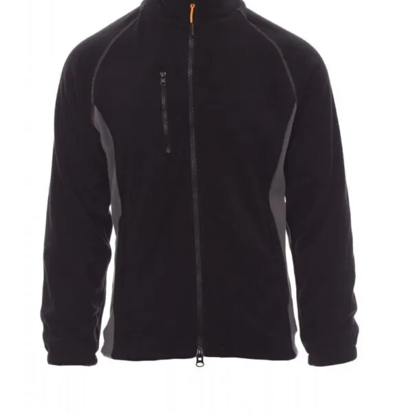Pile bicolore personalizzato Aspen+ da uomo, colore nero/steel grey