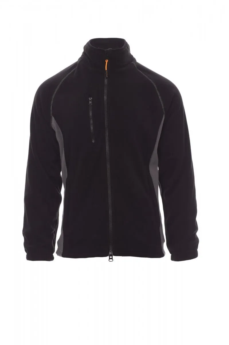 Pile bicolore personalizzato Aspen+ da uomo, colore nero/steel grey