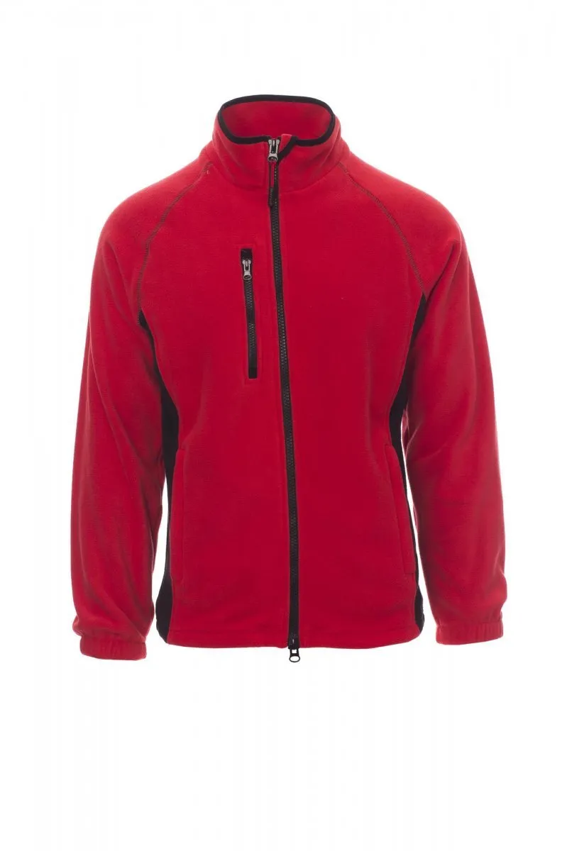 Pile bicolore personalizzato Aspen+ da uomo, colore rosso/nero