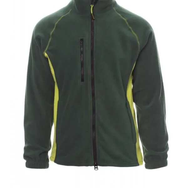 Pile bicolore personalizzato Aspen+ da uomo, colore verde/verde acido