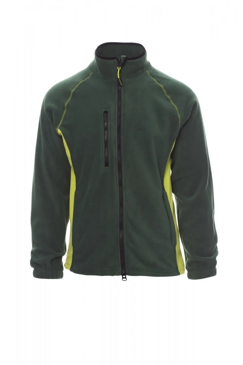 Pile bicolore personalizzato Aspen+ da uomo, colore verde/verde acido