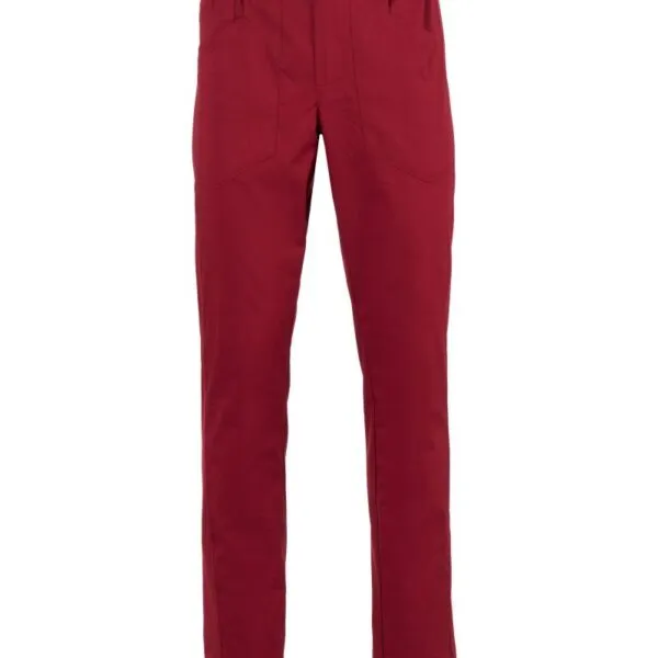 Pantaloni da cucina Brigade Mesh da uomo, colore bordeaux