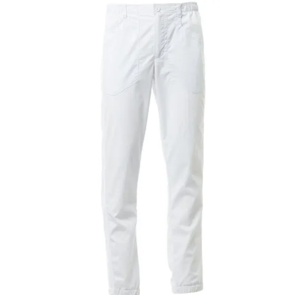 Pantaloni da cucina Brigade Mesh Sport, colore bianco