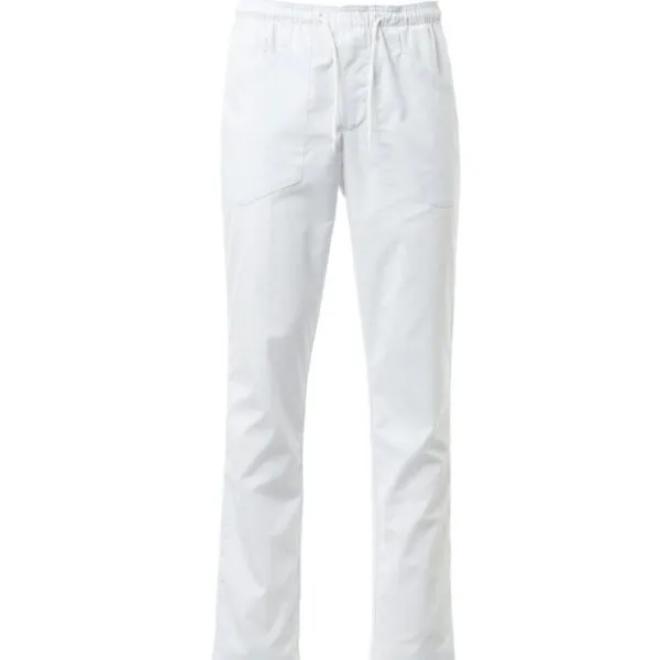 Pantaloni da cucina Cook da uomo, colore bianco