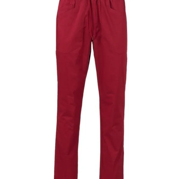 Pantaloni da cucina Cook da uomo, colore bordeaux