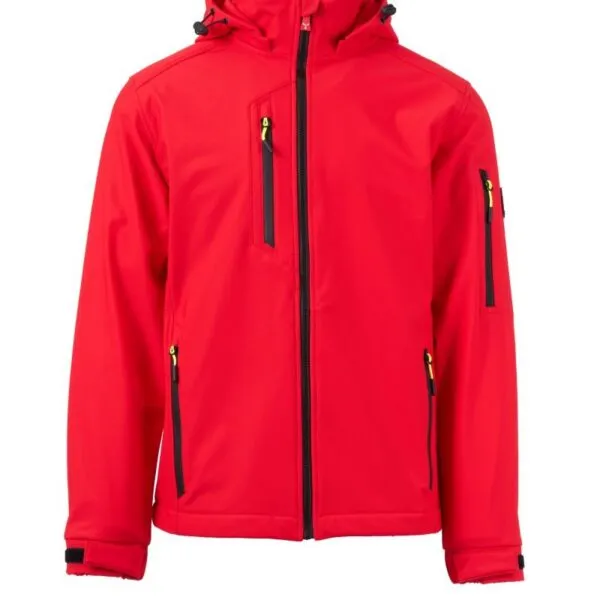 Giacca soft-shell personalizzata Creek, colore rosso