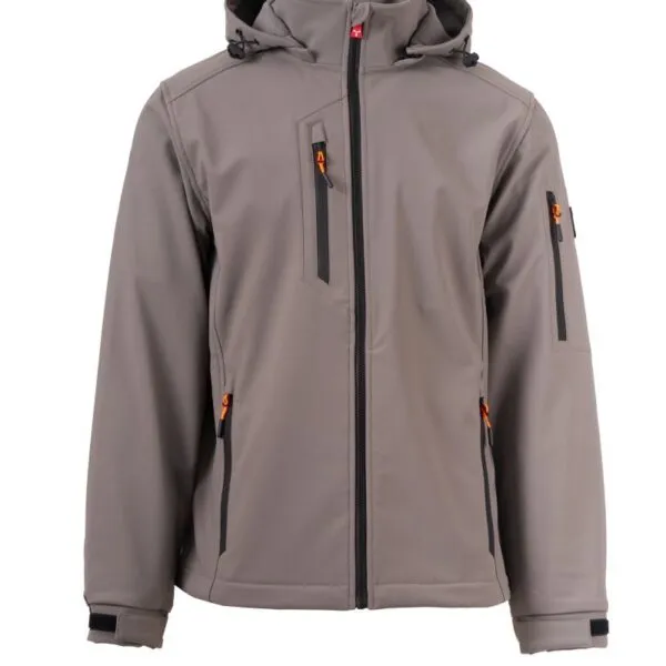 Giacca soft-shell personalizzata Creek, colore smoke