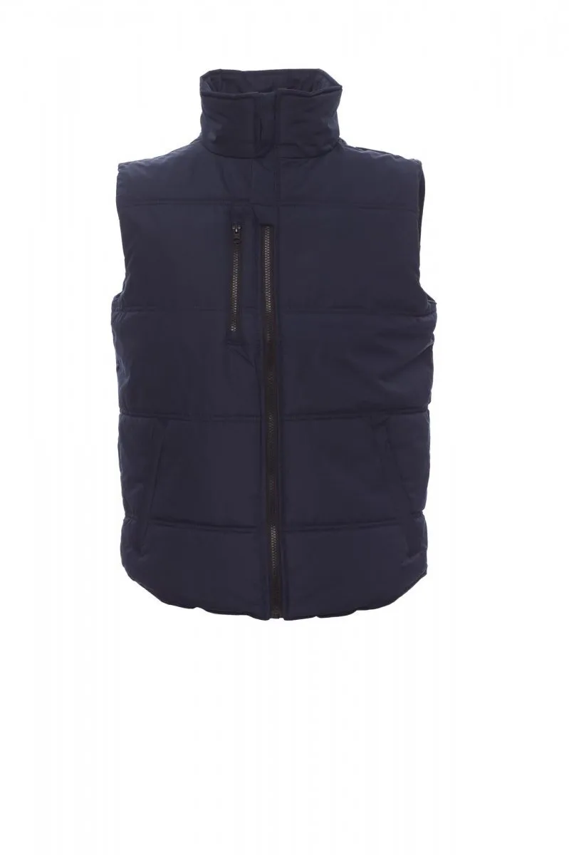 Gilet imbottito personalizzato Daytona, colore navy dress blue/rosso