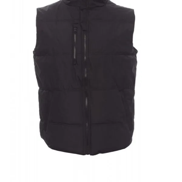 Gilet imbottito personalizzato Daytona, colore nero/steel grey