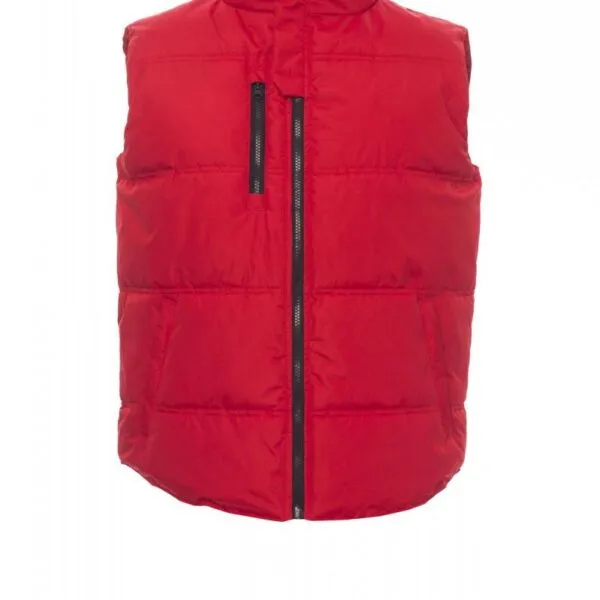 Gilet imbottito personalizzato Daytona, colore rosso/nero