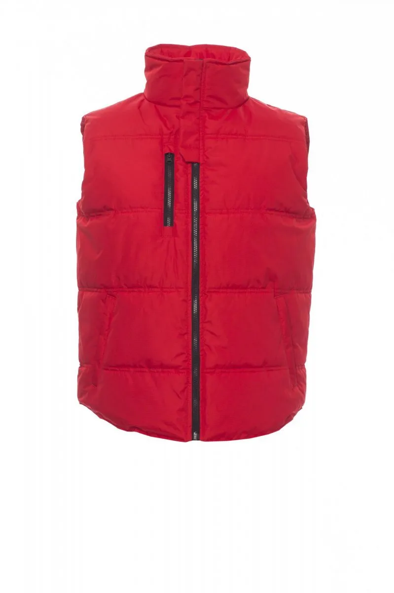 Gilet imbottito personalizzato Daytona, colore rosso/nero
