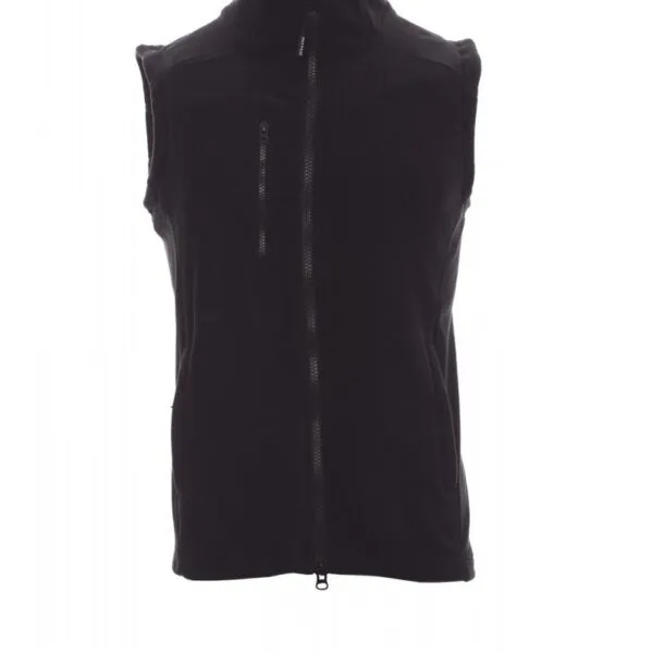 Gilet in pile personalizzato Easy+ da uomo, colore nero