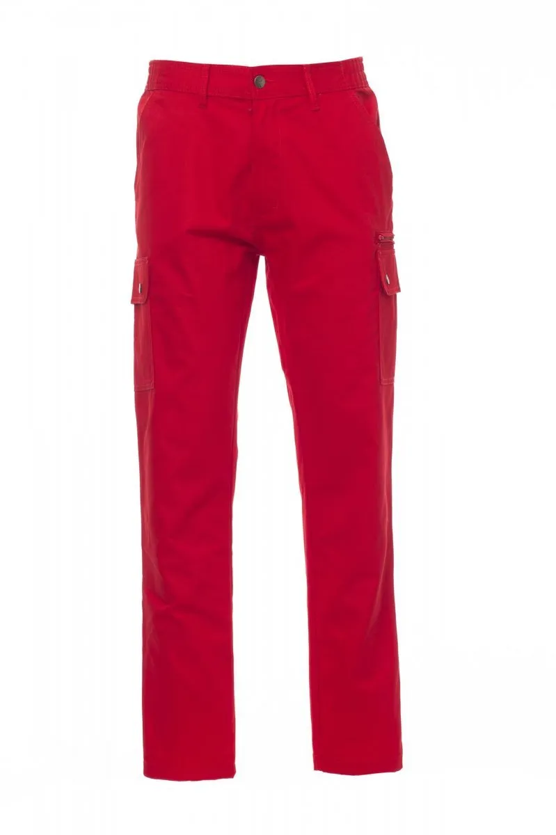 Pantaloni da lavoro Forest da uomo, colore rosso