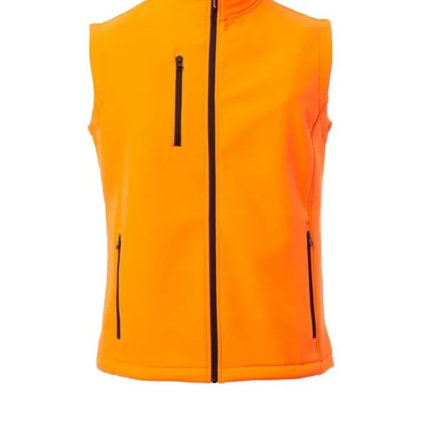 Gilet soft-shell personalizzato Glasgow, colore arancione