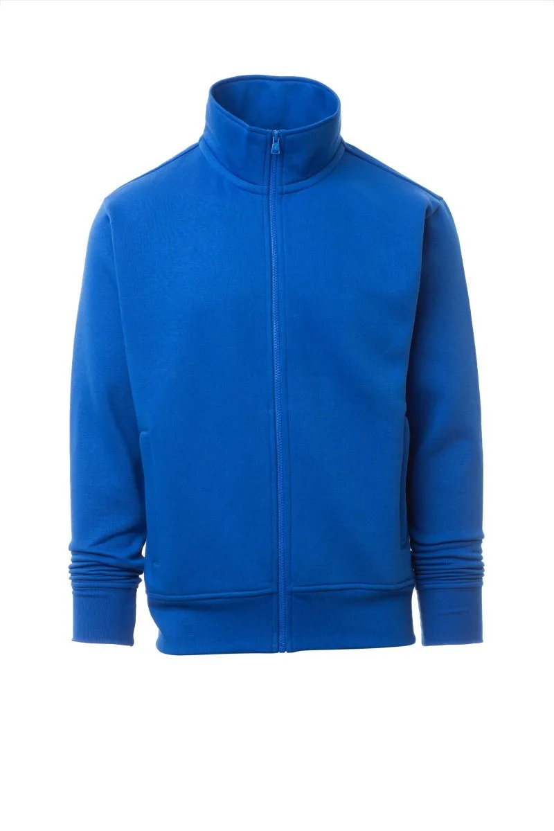 Felpa con zip personalizzata Hoover, colore blu royal