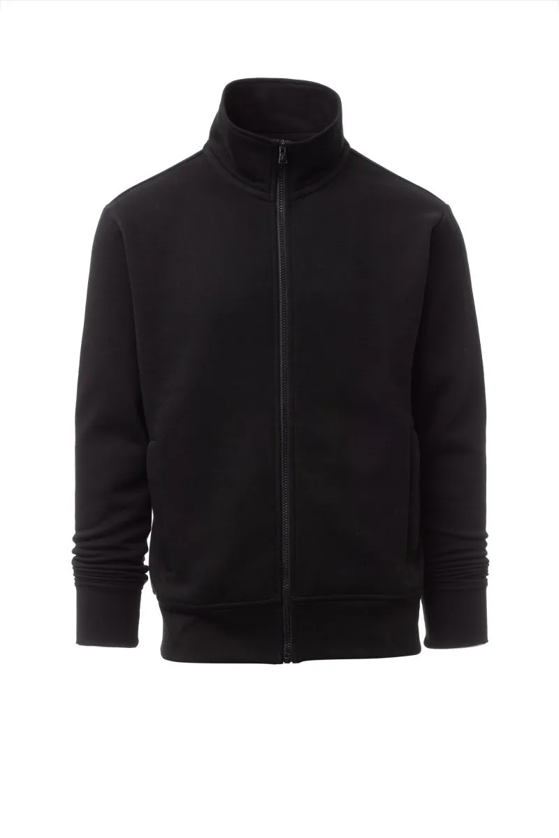 Felpa con zip personalizzata Hoover, colore nero