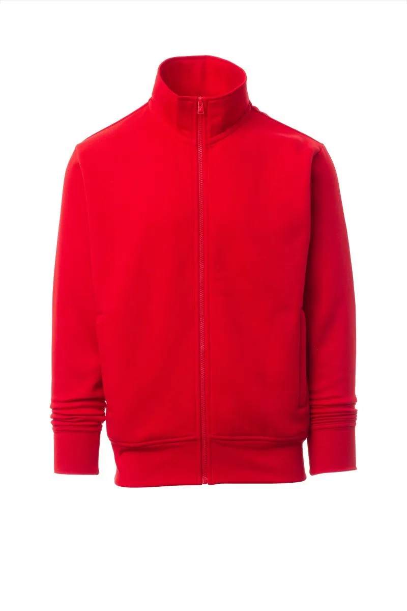 Felpa con zip personalizzata Hoover, colore rosso
