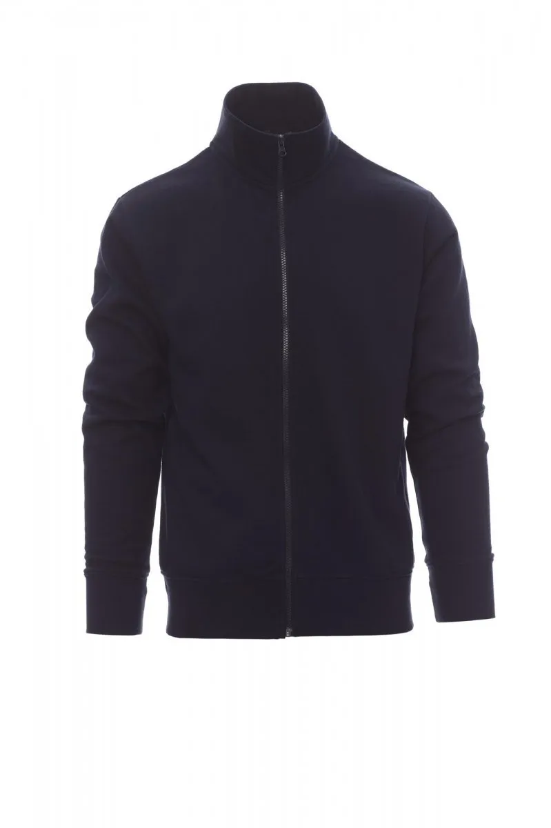 Felpa con zip personalizzata Houston, colore blu navy