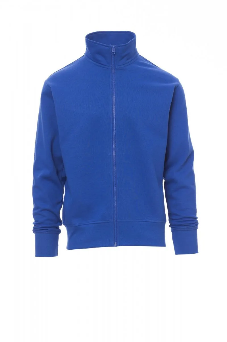 Felpa con zip personalizzata Houston, colore blu royal