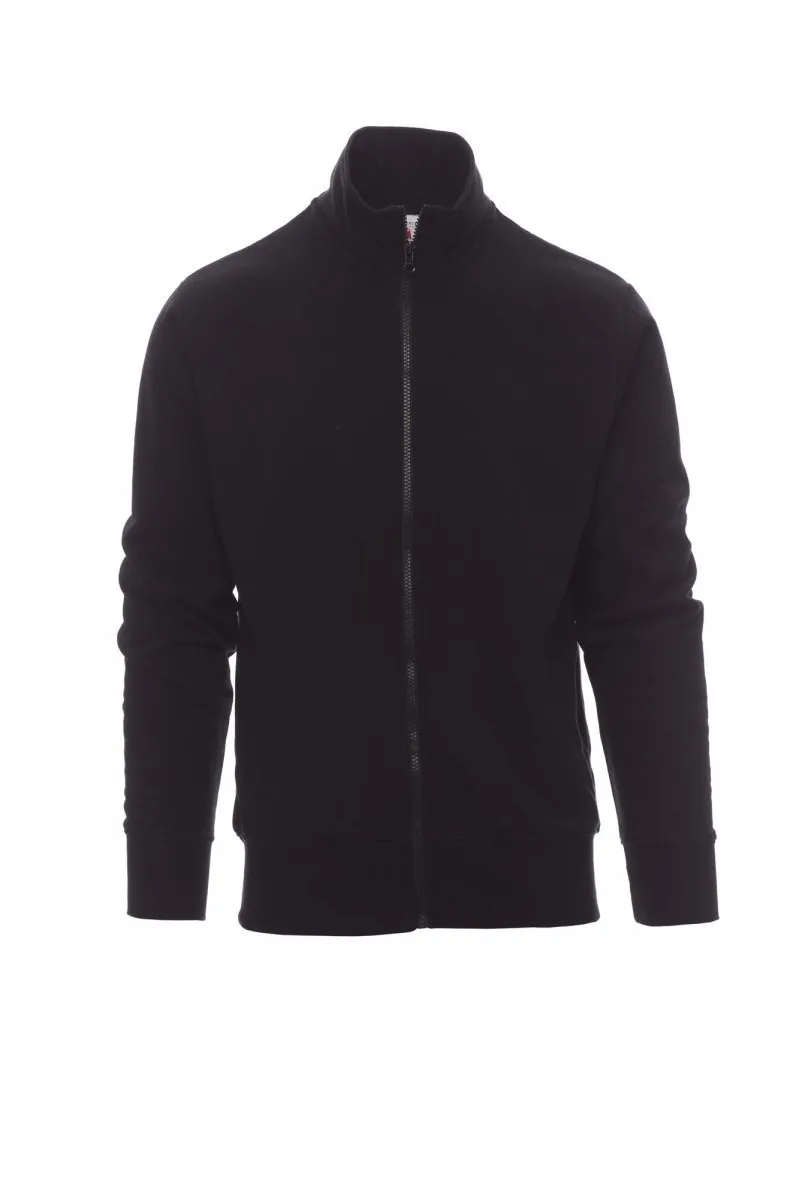 Felpa con zip personalizzata Houston, colore nero