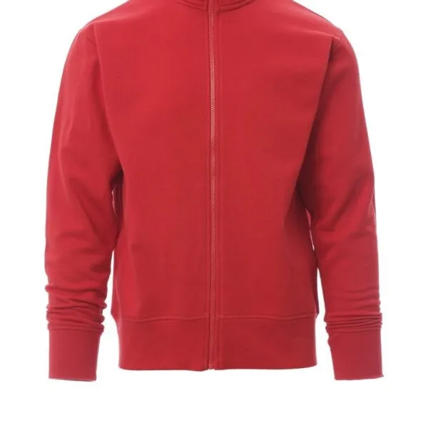 Felpa con zip personalizzata Houston, colore rosso
