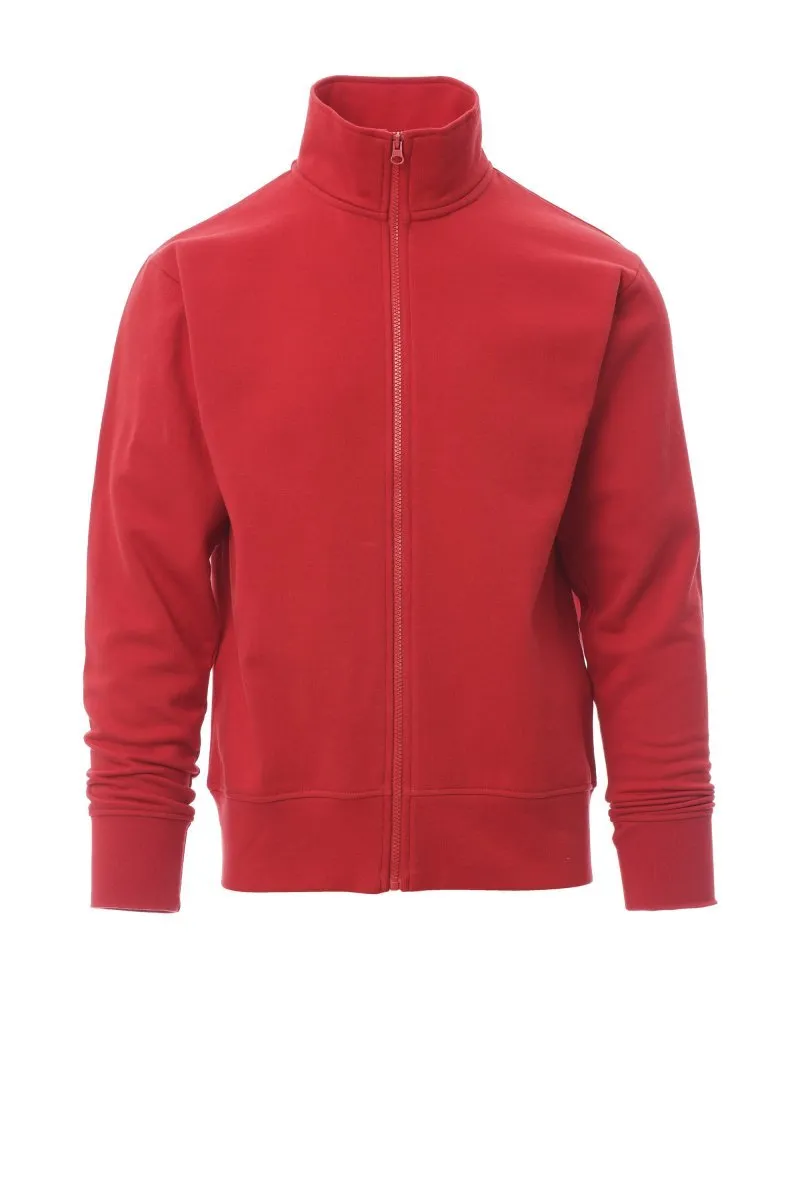 Felpa con zip personalizzata Houston, colore rosso