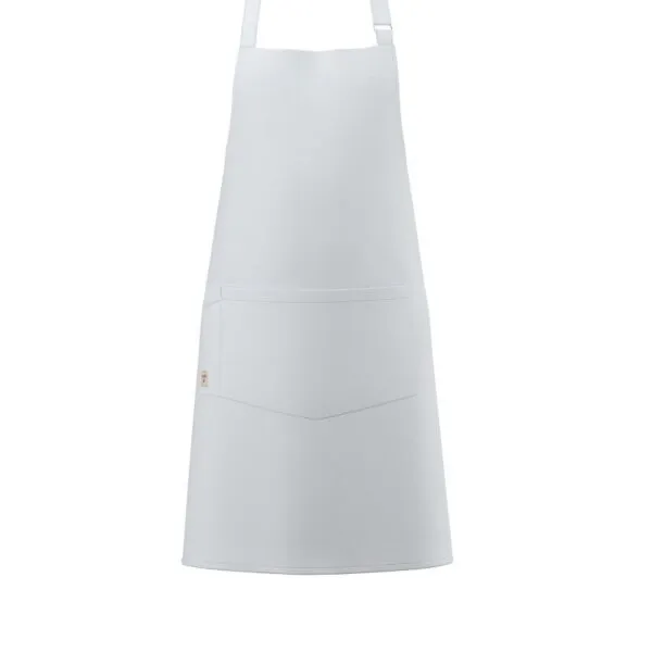 Grembiule con pettorina personalizzato Maison, colore bianco