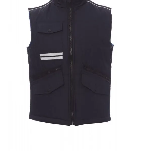 Gilet imbottito personalizzato Mig 2.0, colore blu navy/blu royal